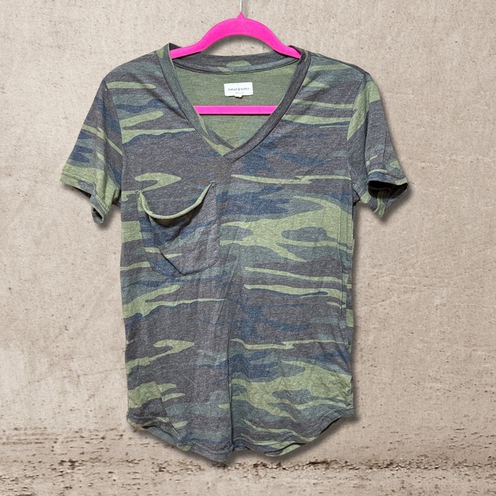 -bundle 3 or more Thread & Supply Camo Shirt